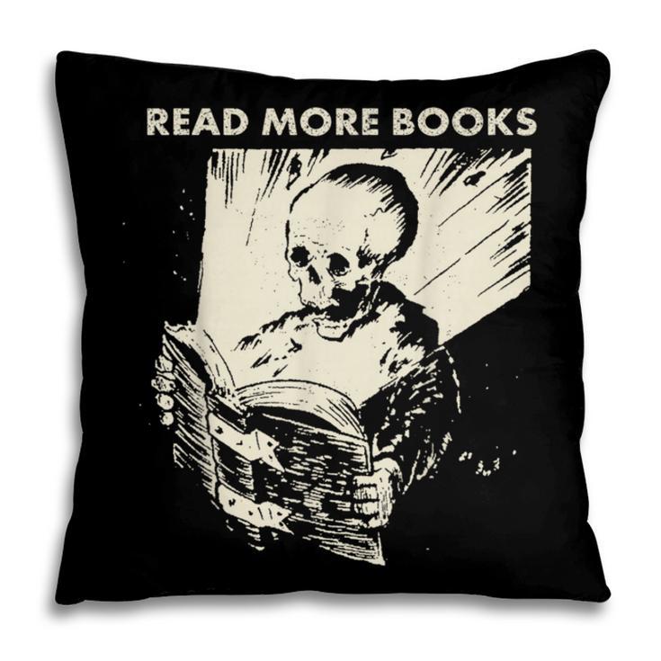 Skeleton Read More Books Pillowcase Skeleton Read More Books Pillowcase