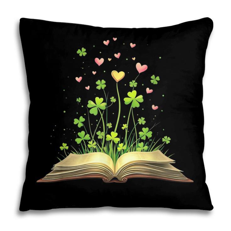 St Patricks Day Book Lover Librarian Core Shamrock Author Pillowcase