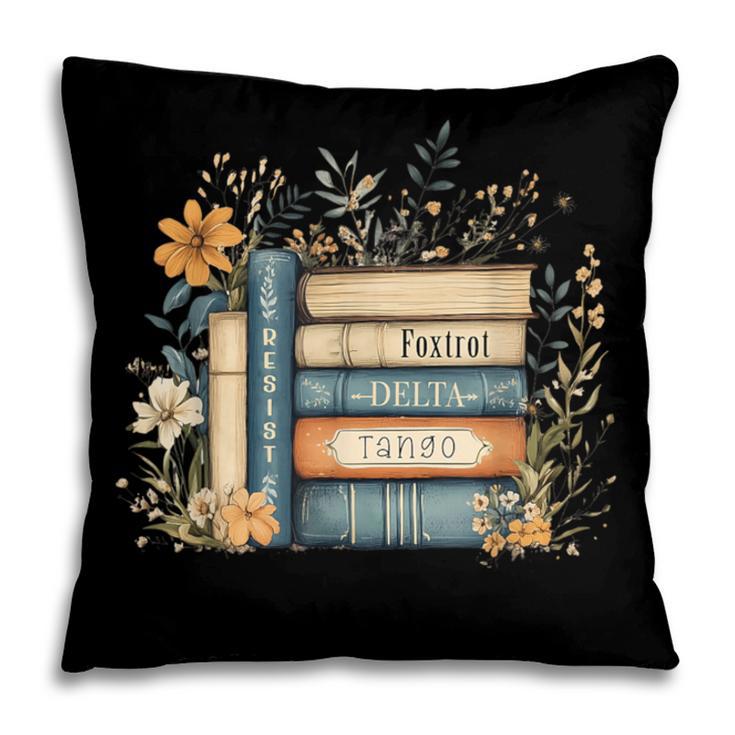 Subtle Book Anti Trump Women Book Loves Retro Pillowcase Subtle Book Anti Trump Women Book Loves Retro Pillowcase