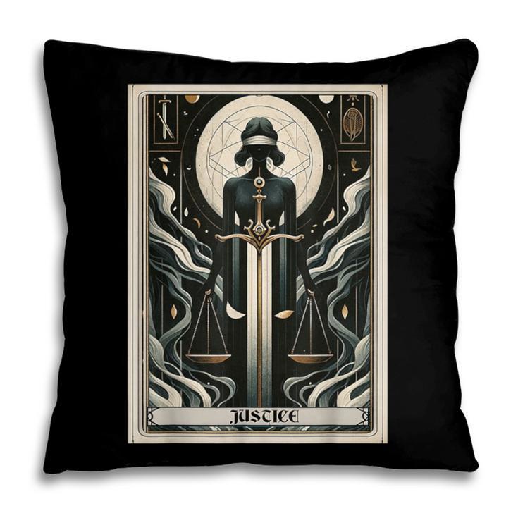Tarot Cards Guide Book Esoteric Mysticism Clothing Tarot Card Justice Pillowcase Tarot Cards Guide Book Esoteric Mysticism Clothing Tarot Card Justice Pillowcase