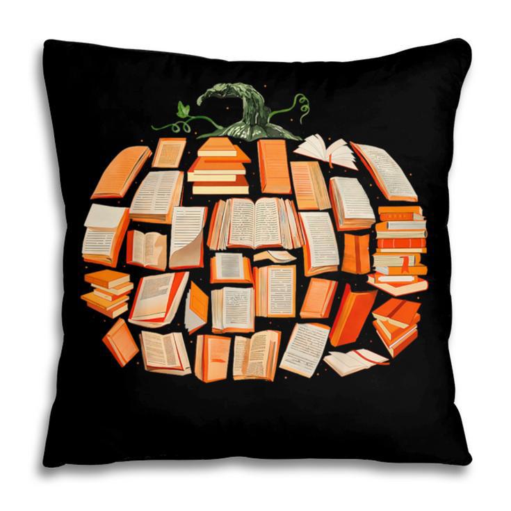 Thanksgiving Fall Books Pumpkins Vintage Library Teacher Kid Pillowcase
