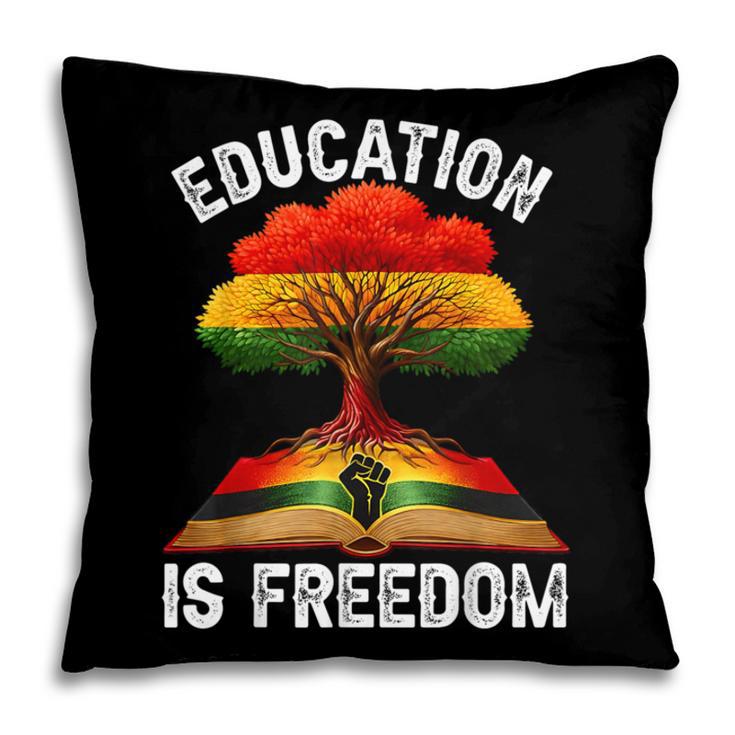History Education Is Freedom Books Black History Pillowcase History Education Is Freedom Books Black History Pillowcase
