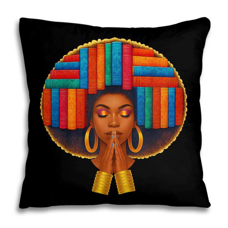 History Girl Women Book Lover Education Is Freedom Pillowcase