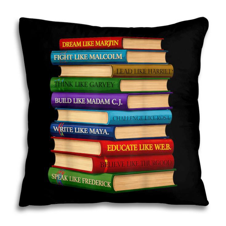 History Month Educated Black Leaders Reading Books Pillowcase History Month Educated Black Leaders Reading Books Pillowcase