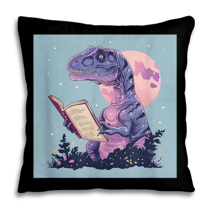 Trex Reading Book Dinosaur Pillowcase
