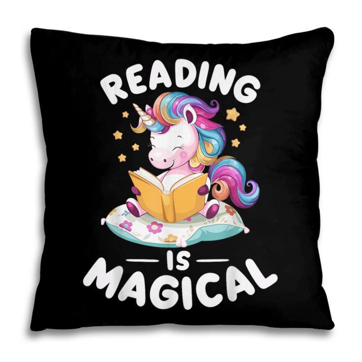 Unicorn Teacher Reading Is Magical Book Pillowcase