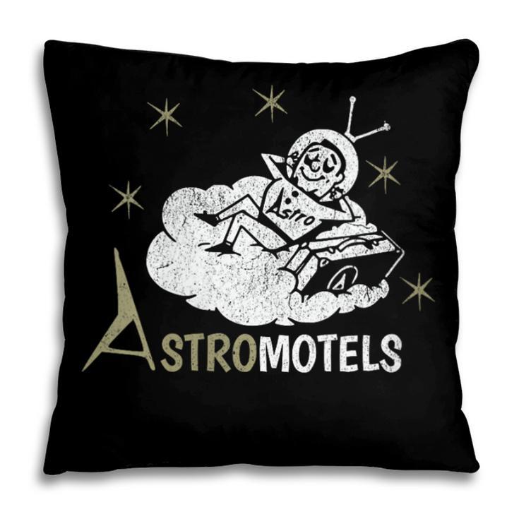 Vintage Hotel Matchbook Astro Motels 50s Retro Spaceman Pillowcase
