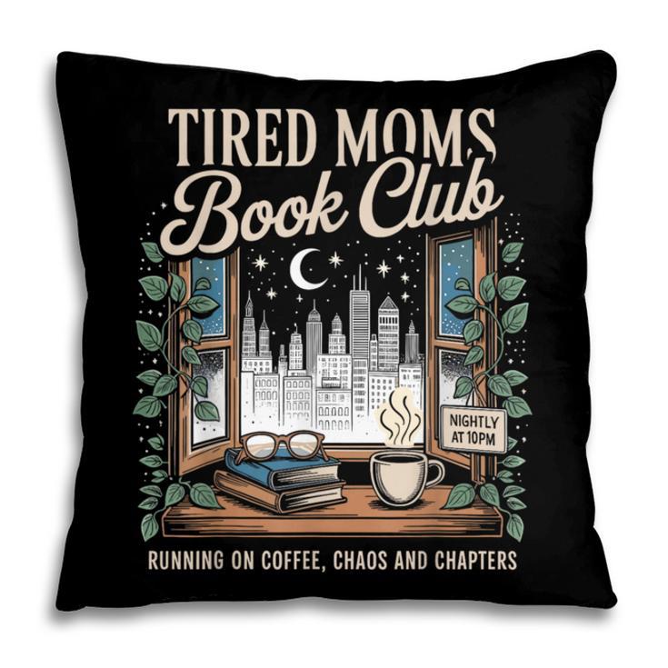Vintage Tired Moms Book Club Bookish Booktrovert Pillowcase Vintage Tired Moms Book Club Bookish Booktrovert Pillowcase