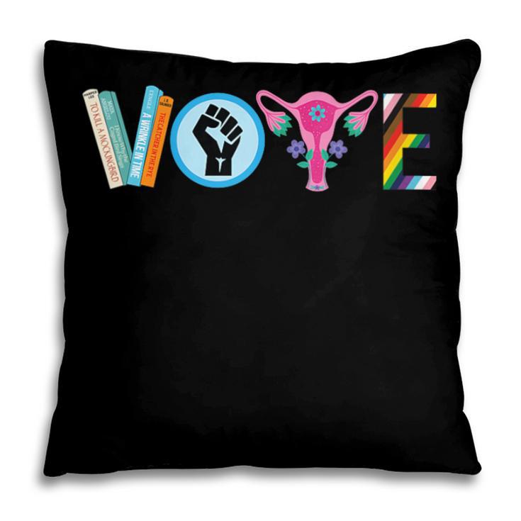 Vote Reproductive Right BLM Political Activism Lgbtq Book Pillowcase