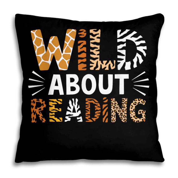 Wild About Reading Animal Bookworm Library Book Lover Reader Pillowcase Wild About Reading Animal Bookworm Library Book Lover Reader Pillowcase