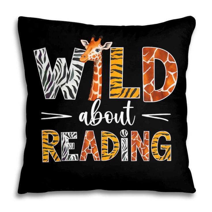 Wild About Reading Books Reader Teachers Kids Librarian Pillowcase Wild About Reading Books Reader Teachers Kids Librarian Pillowcase