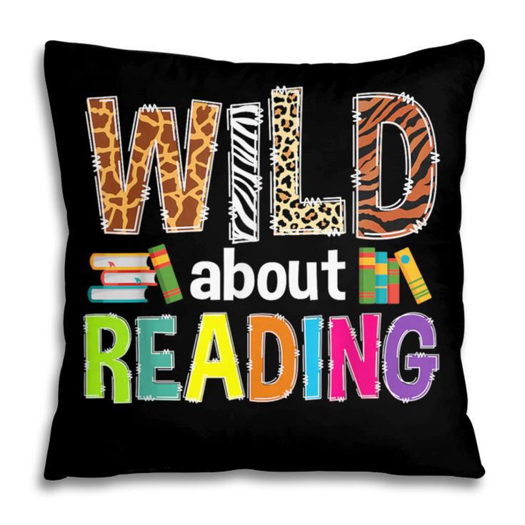 Wild About Reading Library Day Reading Books & Bookworm Pillowcase