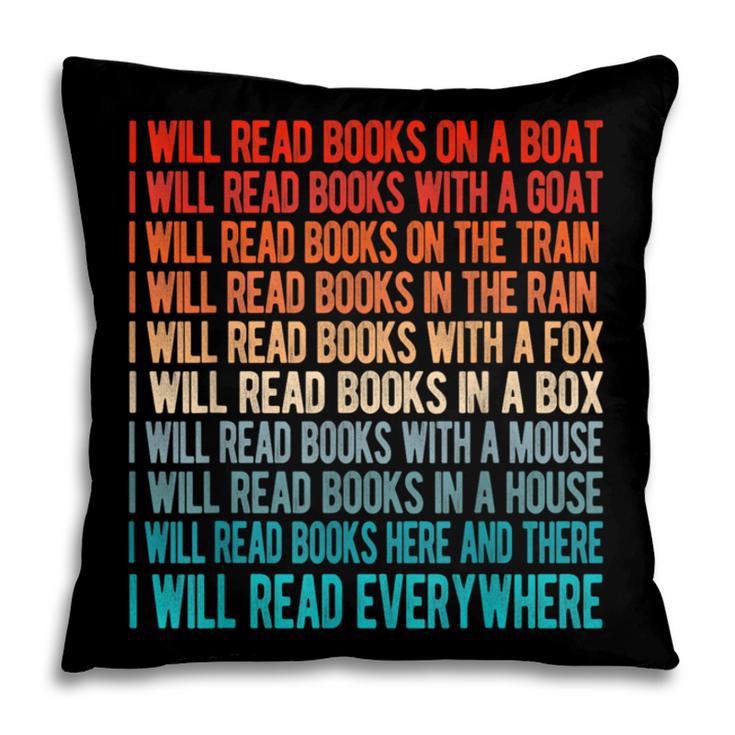 I Will Read Books On A Boat Kids Reading Pillowcase
