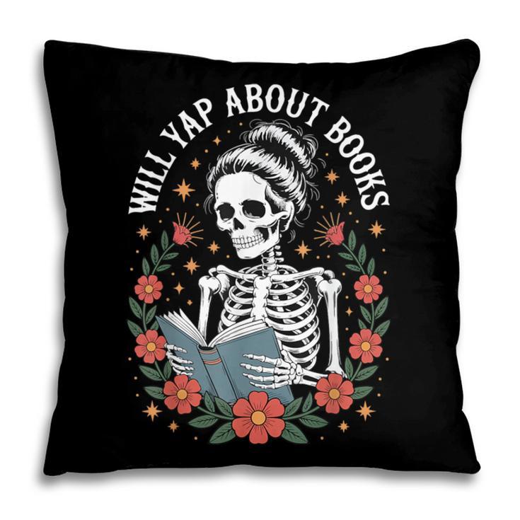 Will Yap About Books Pillowcase