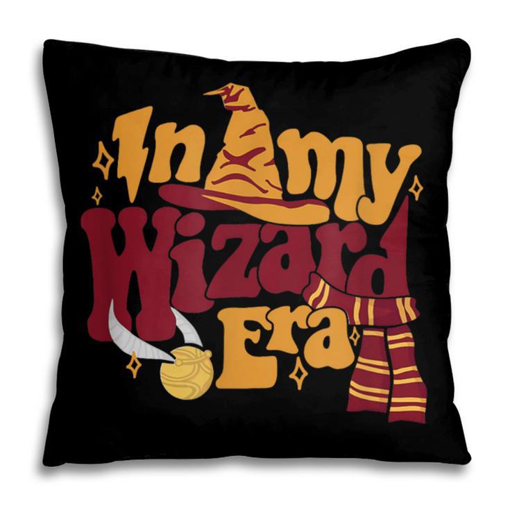 In My Wizard Era Groovy Bookish Fantasy Reader Book Lover Pillowcase