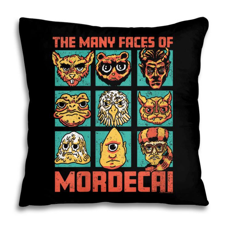 Women's DCC Many Faces Of Mordecai Grid Gamer Series Book Pillowcase