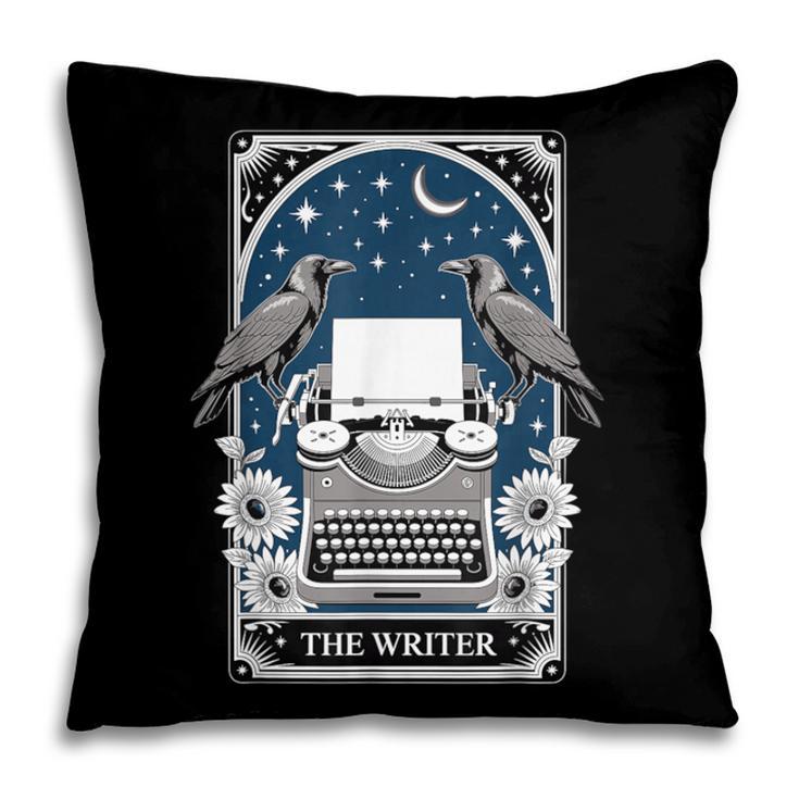 The Writer Typewriter Crow Writing Journalist Book Writer Pillowcase