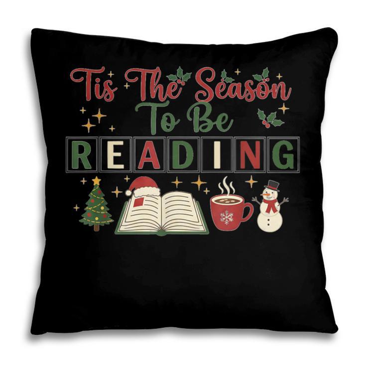 Xmas Books Tis The Season To Be Reading Book Lover Pillowcase Xmas Books Tis The Season To Be Reading Book Lover Pillowcase