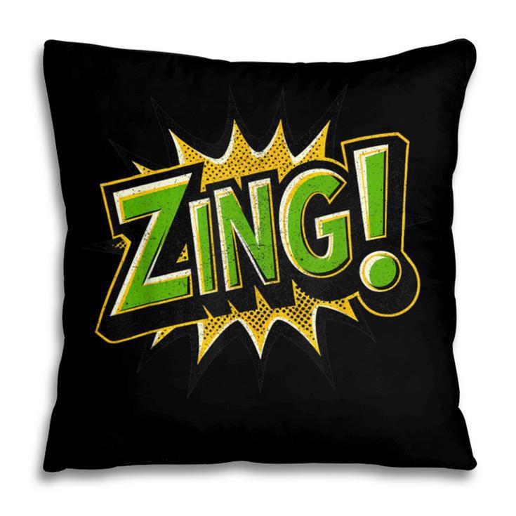 ZING Comic Book Retro Artwork – Cartoon Collector Pillowcase