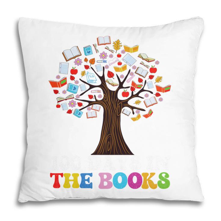 100 Days In The Books Reading Teacher 100th Day Of School Premium Tri-Blend Pillowcase 100 Days In The Books Reading Teacher 100th Day Of School Premium Tri-Blend Pillowcase