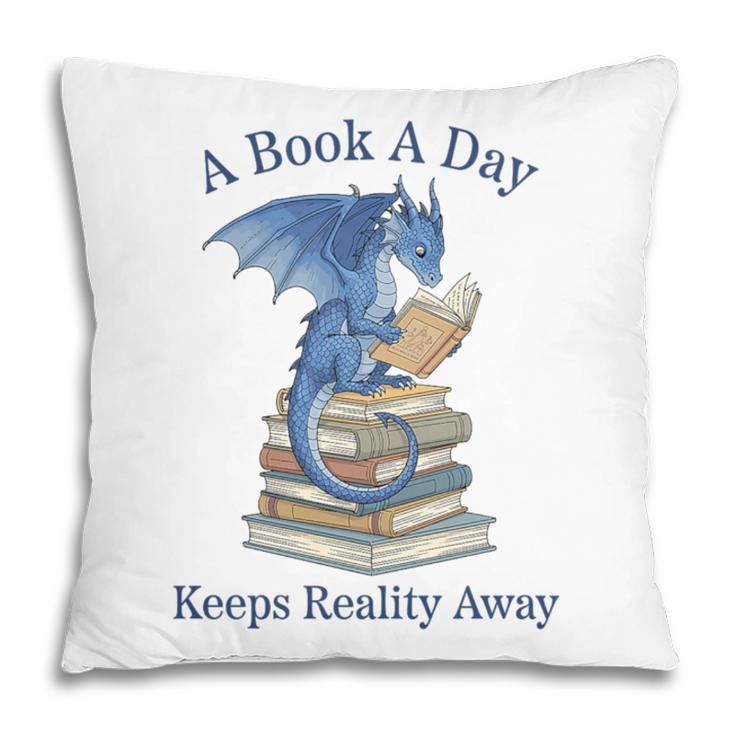 A Book A Day Keeps Reality Away Premium Tri-Blend Pillowcase A Book A Day Keeps Reality Away Premium Tri-Blend Pillowcase