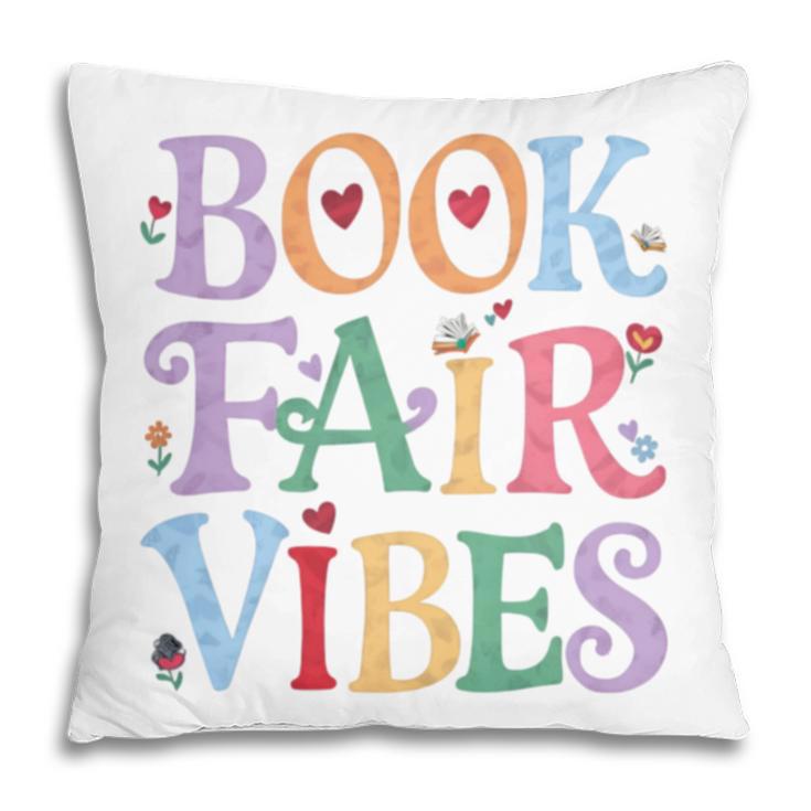 Book Fair Vibes Groovy Retro Reading Pillowcase Book Fair Vibes Groovy Retro Reading Pillowcase