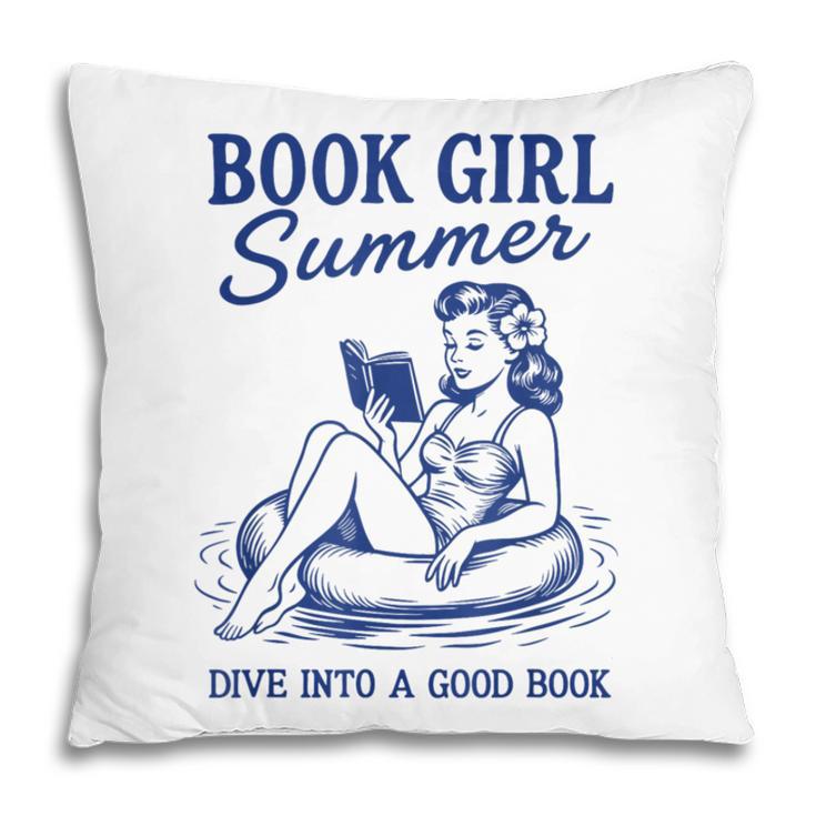 Book Girl Summer Pillowcase