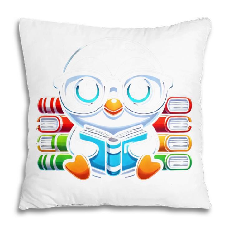 Book Lover Reading Penguin Pillowcase