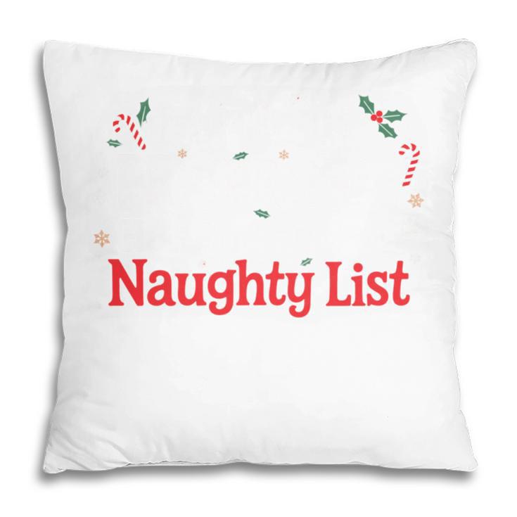 My Book Preference Naughty List Readers Christmas Joke Pillowcase