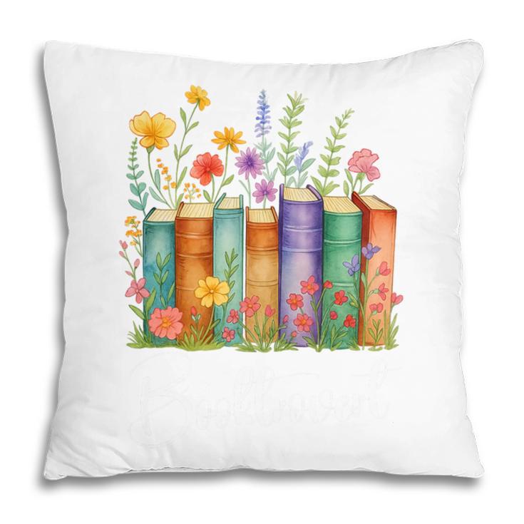 Booktrovert Book Reader Book Nerd Book Reading Lover Premium Tri-Blend Pillowcase
