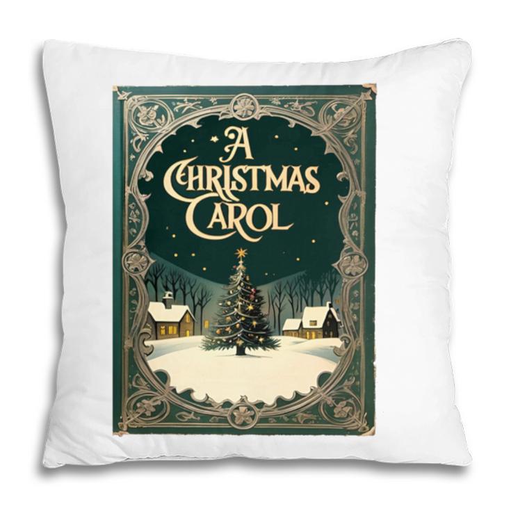 A Christmas Carol Book Cover By Charles Dickens Pillowcase