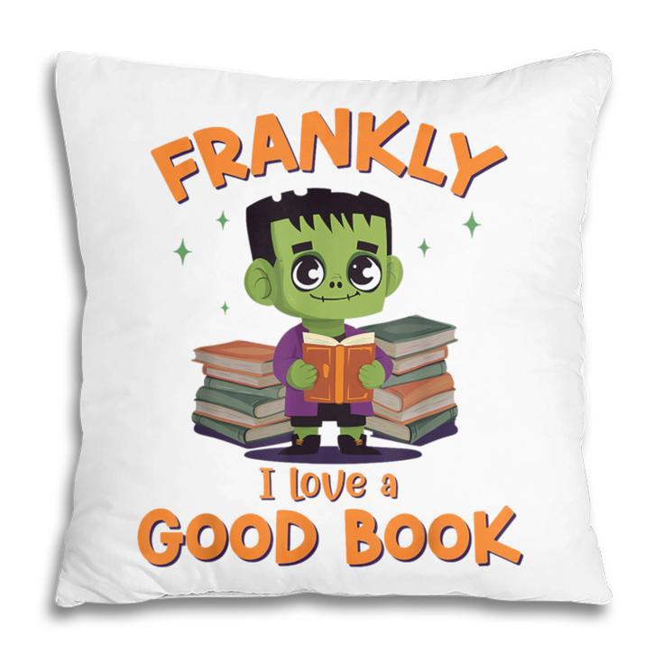 Cute Halloween Teacher Librarian Frankenstein Reading Books Pillowcase Cute Halloween Teacher Librarian Frankenstein Reading Books Pillowcase