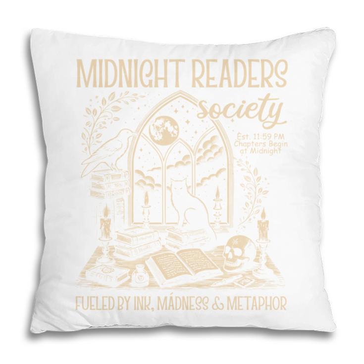 Dark Romance Book Lover Midnight Reading Readers Society Pillowcase