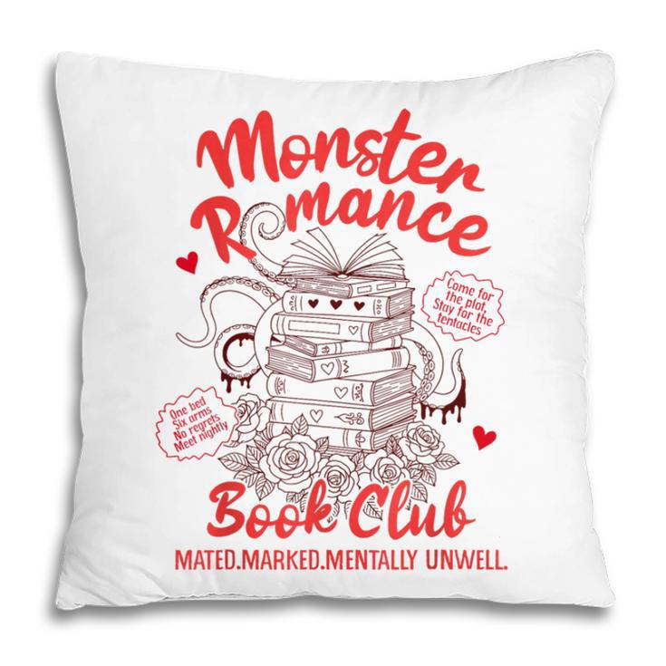 Dark Romance Reader Reading Monster Romance Book Club Pillowcase
