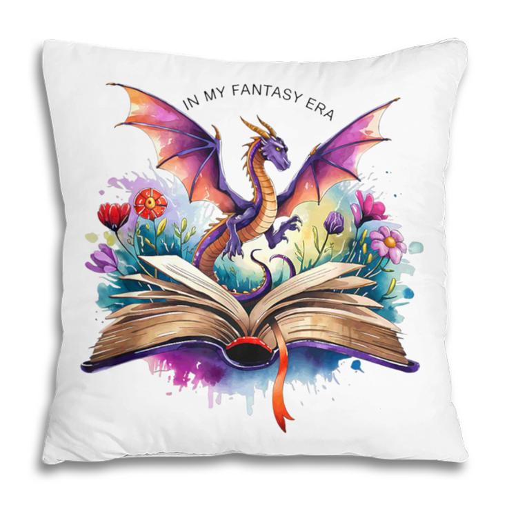 In My Fantasy Era Magic Dragon Book Pillowcase