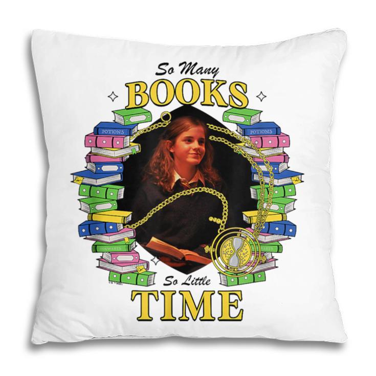 Harry Potter Hermione So Many Books So Little Time Portrait Pillowcase