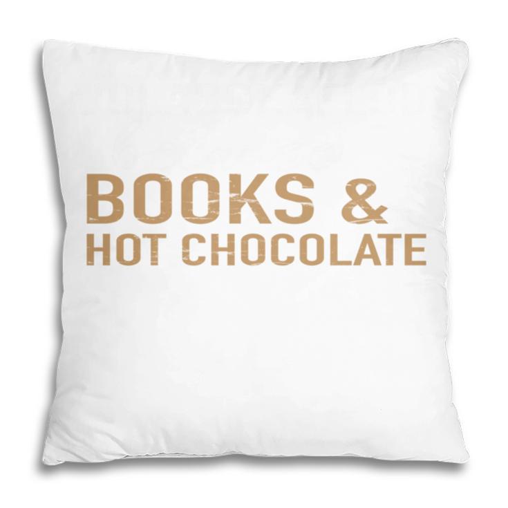 Jolabokaflod Because Books And Hot Chocolate T-Shirt Pillowcase