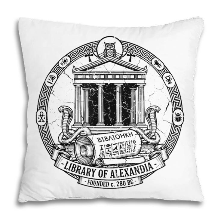 Library Of Alexandria Ancient Book Lover Librarian Books Pillowcase