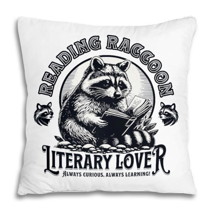 Literary Lover Reading Raccoon Books Premium Pillowcase Literary Lover Reading Raccoon Books Premium Pillowcase