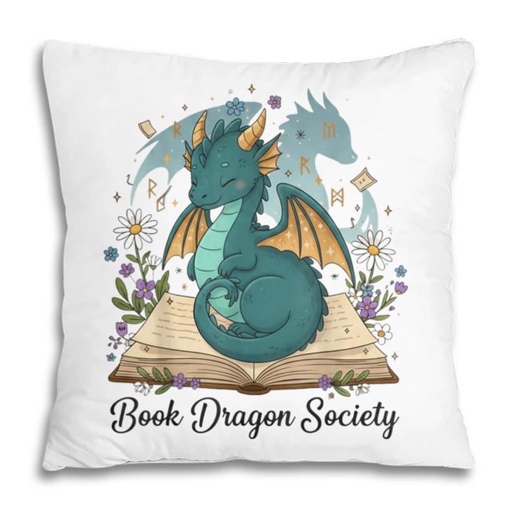 Magical Book Dragon Fantasy Reading Enthusiast Art Pillowcase Magical Book Dragon Fantasy Reading Enthusiast Art Pillowcase