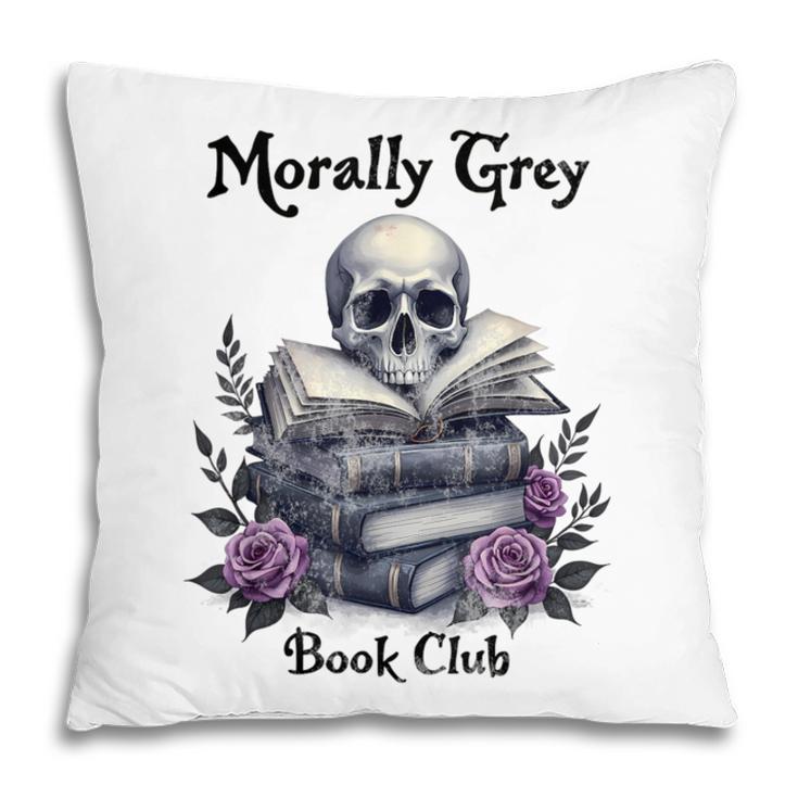 Morally Grey Book Club Gothic Vintage Style Pillowcase