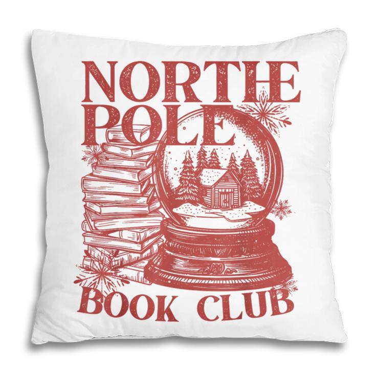 North Pole Book Club Christmas Pillowcase