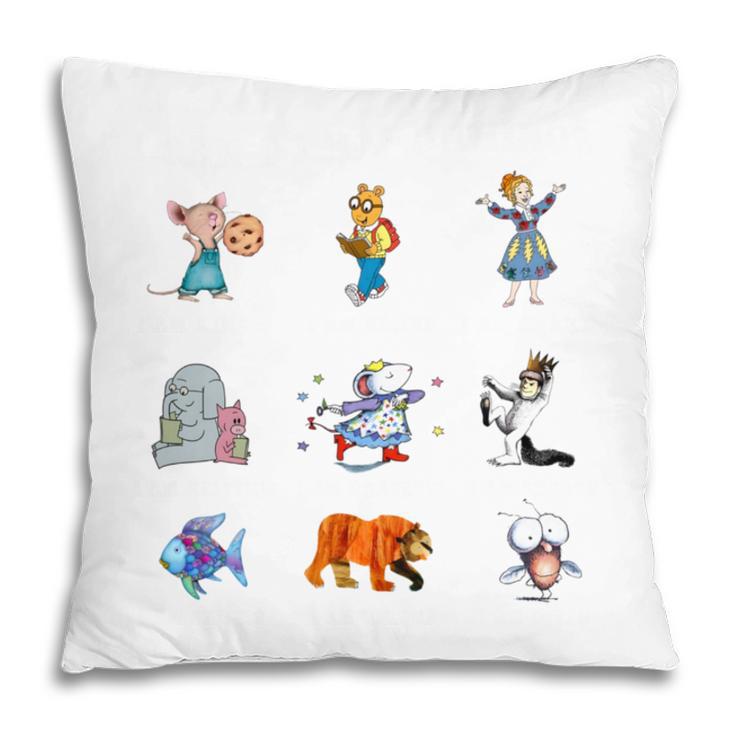 Read Book Characters I Can Do Hard Things Back To School Pillowcase