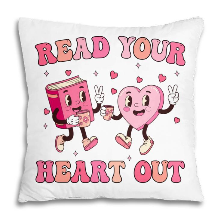 Read Your Heart Out Teacher Valentine Book Pillowcase