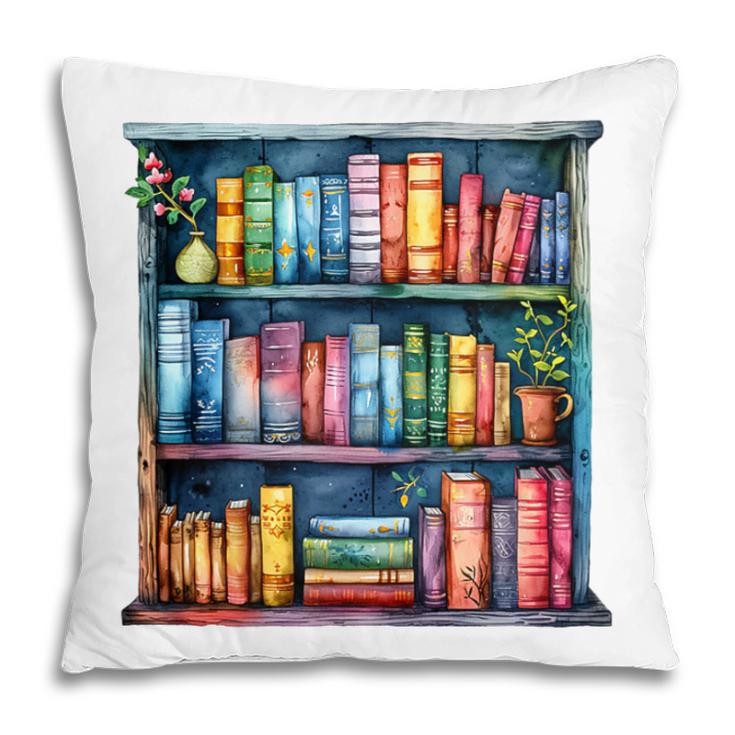 Reading And Bookcase Magic Book Premium Pillowcase