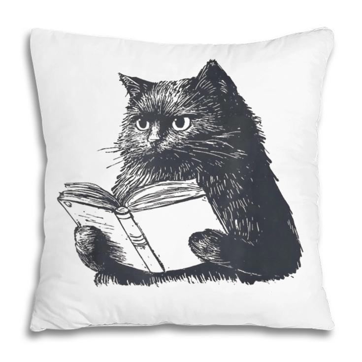 Reading Cat Cat Book Lover Pillowcase Reading Cat Cat Book Lover Pillowcase