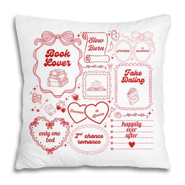 Romance Book Tropes Pillowcase