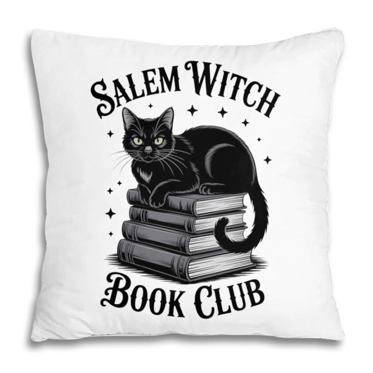 Salem Witch Book Club Bookish Halloween Cat Women Pillowcase Salem Witch Book Club Bookish Halloween Cat Women Pillowcase
