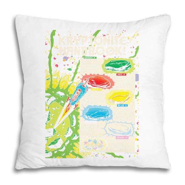 Superman Kryptonite Handbook Premium Tri-Blend Pillowcase
