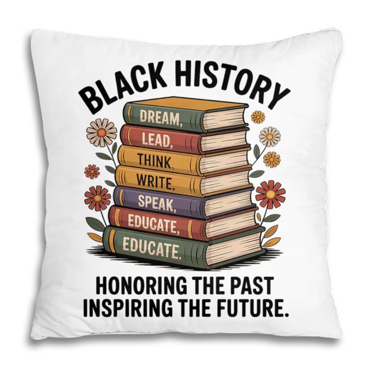 History Month Teacher Reading Book Lover Floral Stack Premium Tri-Blend Pillowcase